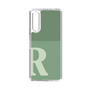 Slim Protection Case［ Original - initial two tone - R green ］