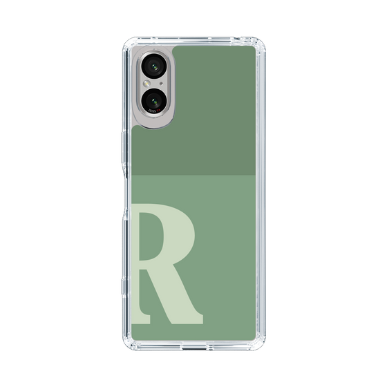 Slim Protection Case［ Original - initial two tone - R green ］