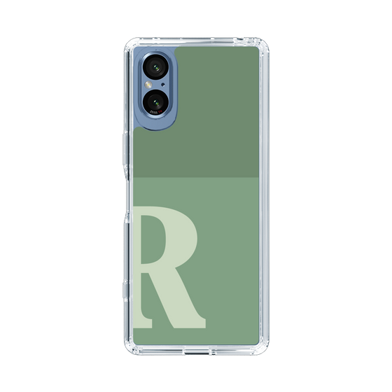 Slim Protection Case［ Original - initial two tone - R green ］