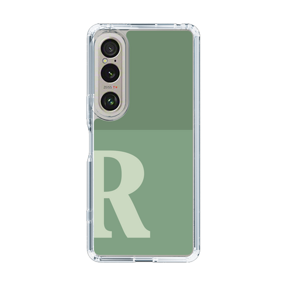 Slim Protection Case［ Original - initial two tone - R green ］