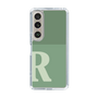Slim Protection Case［ Original - initial two tone - R green ］