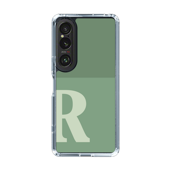 Slim Protection Case［ Original - initial two tone - R green ］