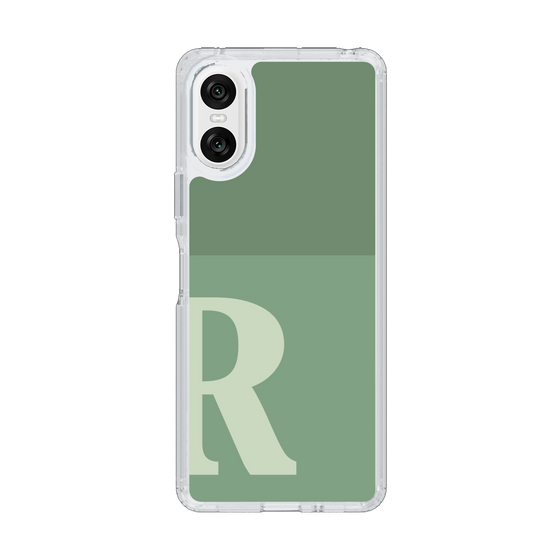 Slim Protection Case［ Original - initial two tone - R green ］