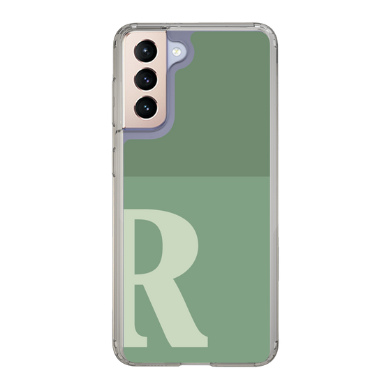 Slim Protection Case［ Original - initial two tone - R green ］