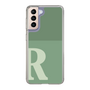 Slim Protection Case［ Original - initial two tone - R green ］