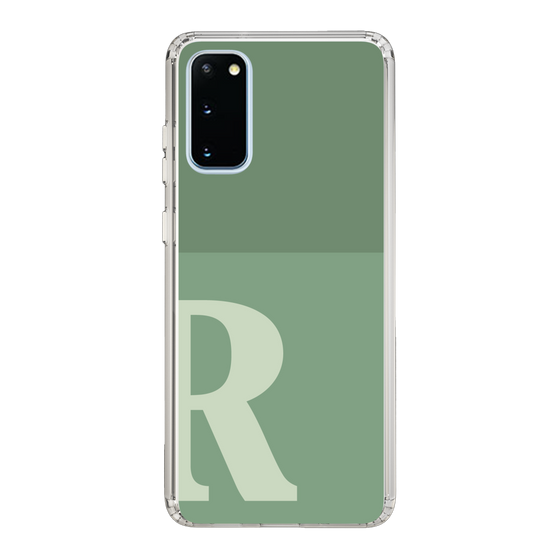 Slim Protection Case［ Original - initial two tone - R green ］