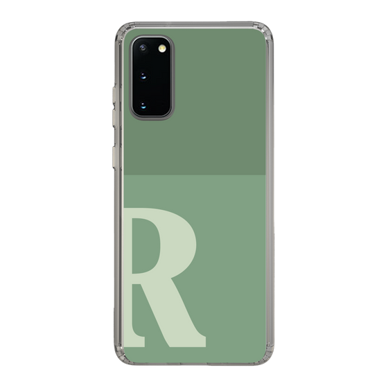Slim Protection Case［ Original - initial two tone - R green ］