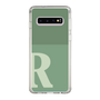 Slim Protection Case［ Original - initial two tone - R green ］