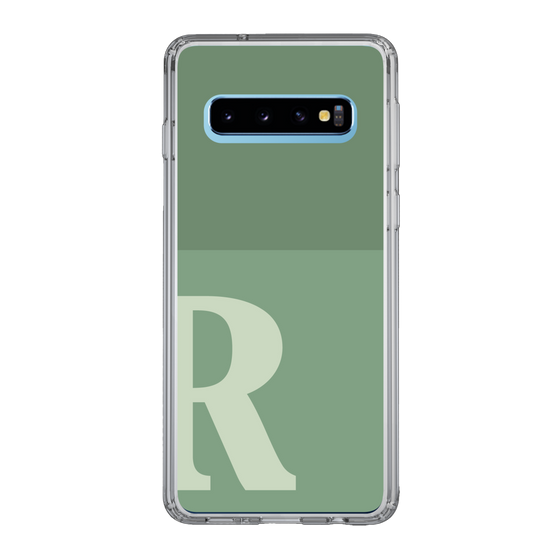 Slim Protection Case［ Original - initial two tone - R green ］