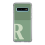 Slim Protection Case［ Original - initial two tone - R green ］