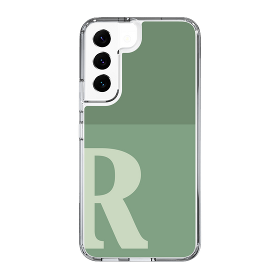 Slim Protection Case［ Original - initial two tone - R green ］