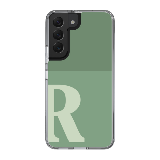Slim Protection Case［ Original - initial two tone - R green ］