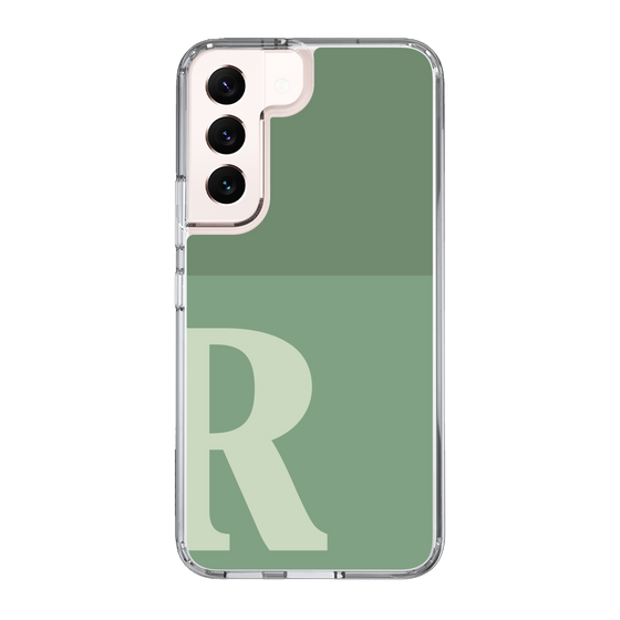 Slim Protection Case［ Original - initial two tone - R green ］