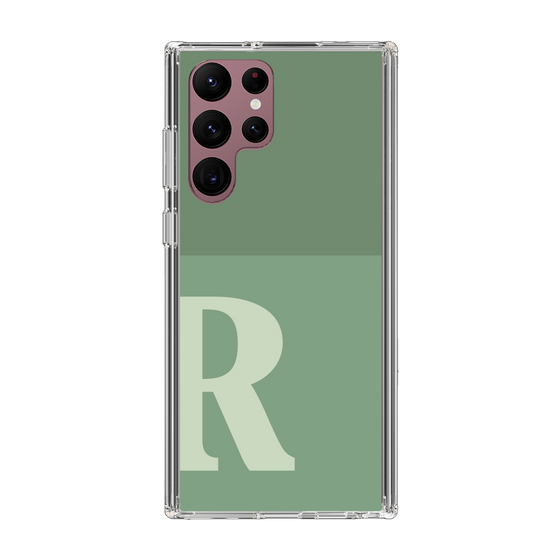 Slim Protection Case［ Original - initial two tone - R green ］