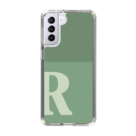 Slim Protection Case［ Original - initial two tone - R green ］