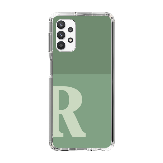 Slim Protection Case［ Original - initial two tone - R green ］