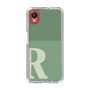 Slim Protection Case［ Original - initial two tone - R green ］