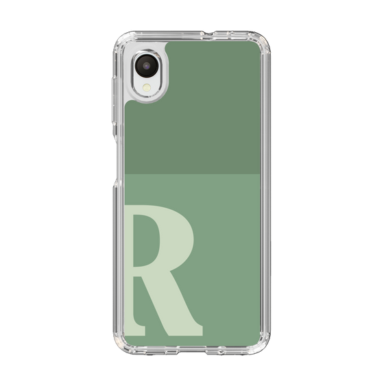Slim Protection Case［ Original - initial two tone - R green ］