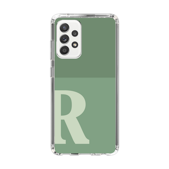 Slim Protection Case［ Original - initial two tone - R green ］