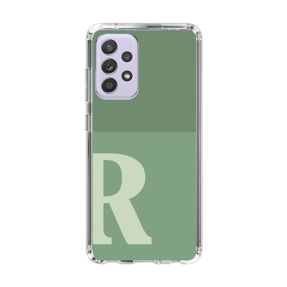 Slim Protection Case［ Original - initial two tone - R green ］