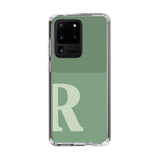Slim Protection Case［ Original - initial two tone - R green ］