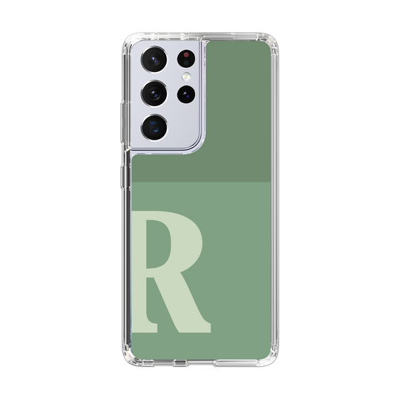 Slim Protection Case［ Original - initial two tone - R green ］