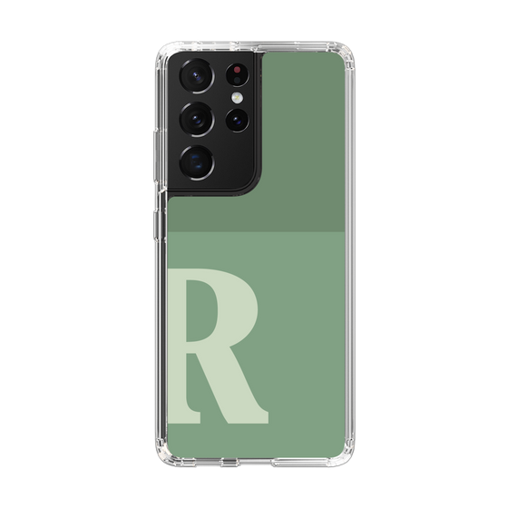 Slim Protection Case［ Original - initial two tone - R green ］