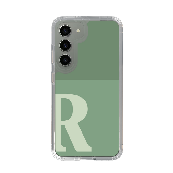 Slim Protection Case［ Original - initial two tone - R green ］