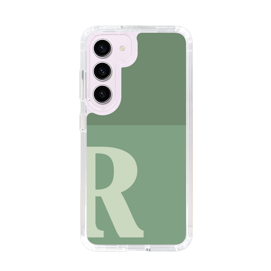 Slim Protection Case［ Original - initial two tone - R green ］
