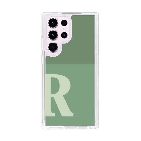 Slim Protection Case［ Original - initial two tone - R green ］