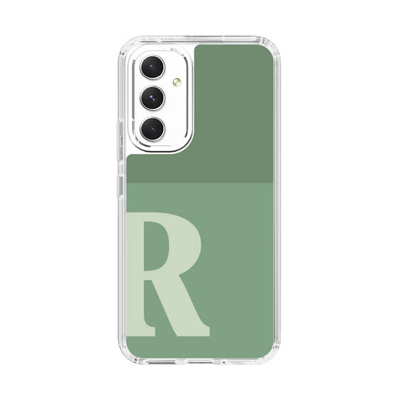 Slim Protection Case［ Original - initial two tone - R green ］