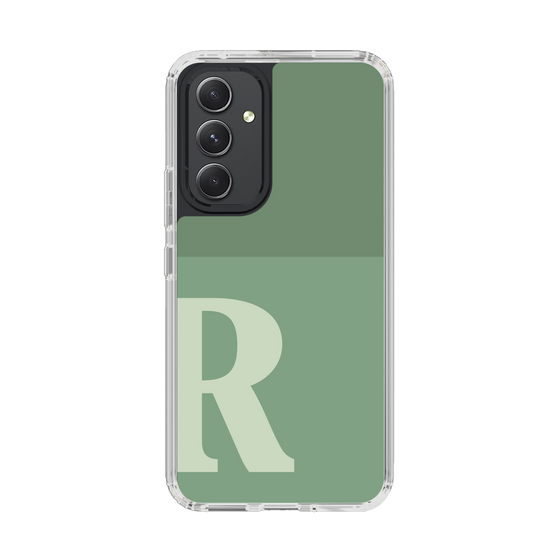 Slim Protection Case［ Original - initial two tone - R green ］