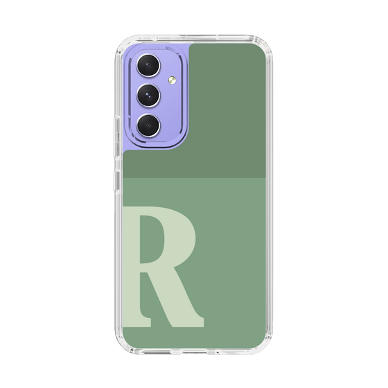 Slim Protection Case［ Original - initial two tone - R green ］
