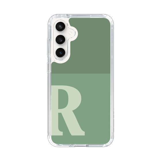 Slim Protection Case［ Original - initial two tone - R green ］