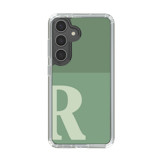 Slim Protection Case［ Original - initial two tone - R green ］