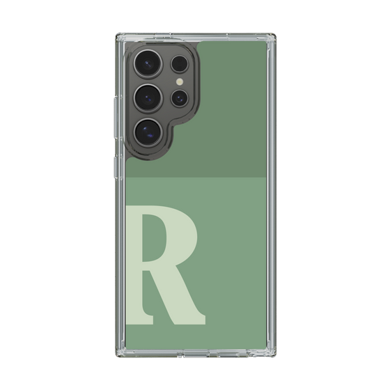 Slim Protection Case［ Original - initial two tone - R green ］