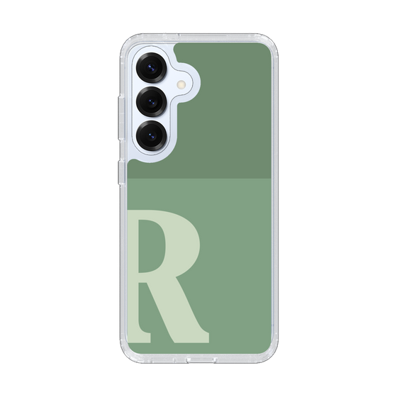 Slim Protection Case［ Original - initial two tone - R green ］