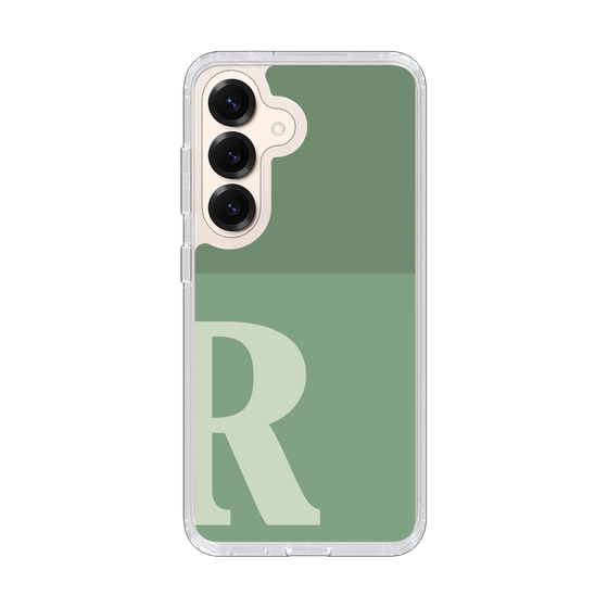 Slim Protection Case［ Original - initial two tone - R green ］