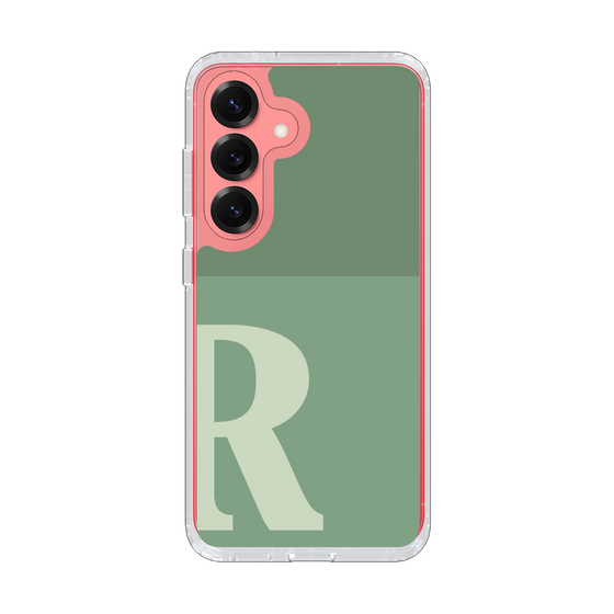 Slim Protection Case［ Original - initial two tone - R green ］