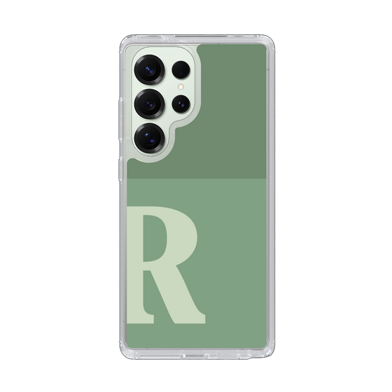 Slim Protection Case［ Original - initial two tone - R green ］