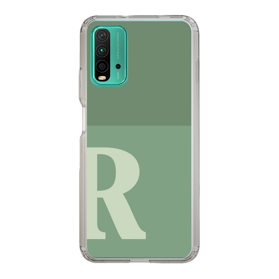 Slim Protection Case［ Original - initial two tone - R green ］