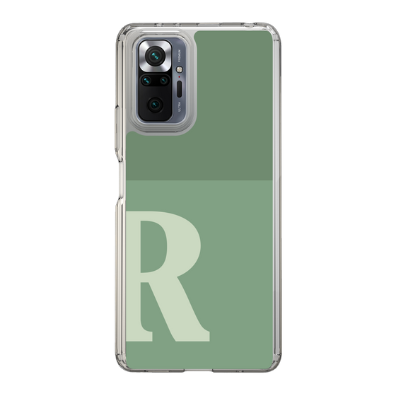 Slim Protection Case［ Original - initial two tone - R green ］