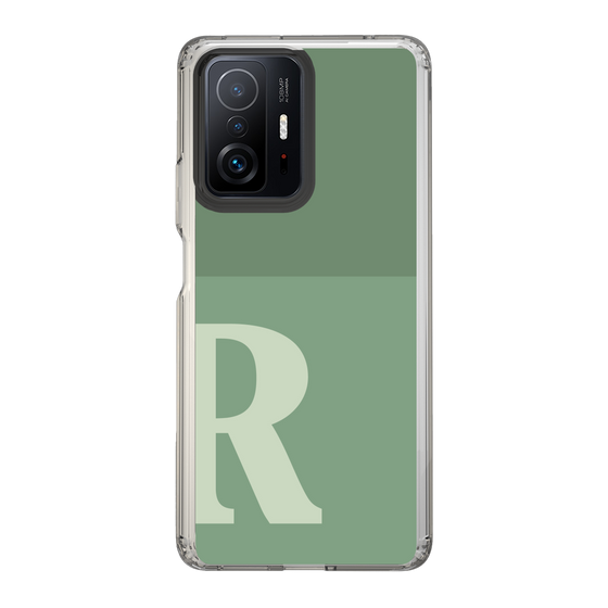 Slim Protection Case［ Original - initial two tone - R green ］