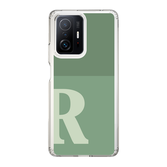 Slim Protection Case［ Original - initial two tone - R green ］