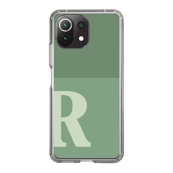 Slim Protection Case［ Original - initial two tone - R green ］