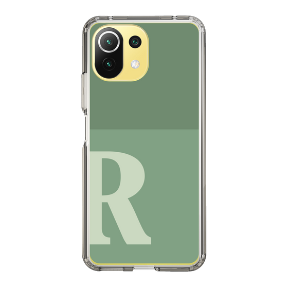 Slim Protection Case［ Original - initial two tone - R green ］