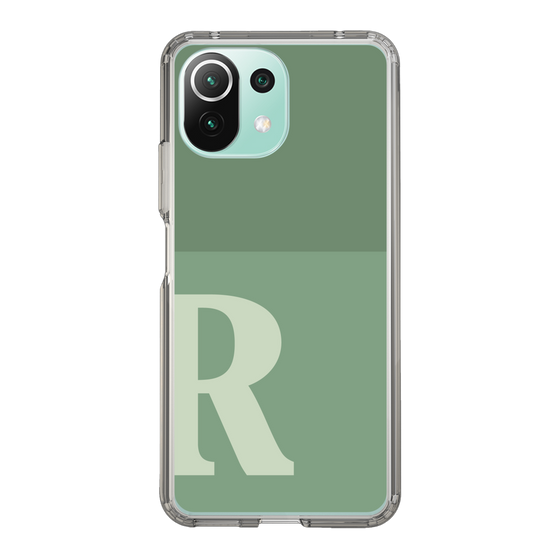 Slim Protection Case［ Original - initial two tone - R green ］