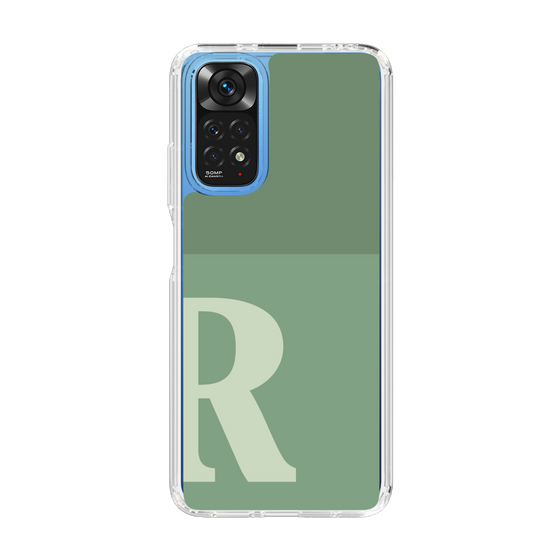 Slim Protection Case［ Original - initial two tone - R green ］