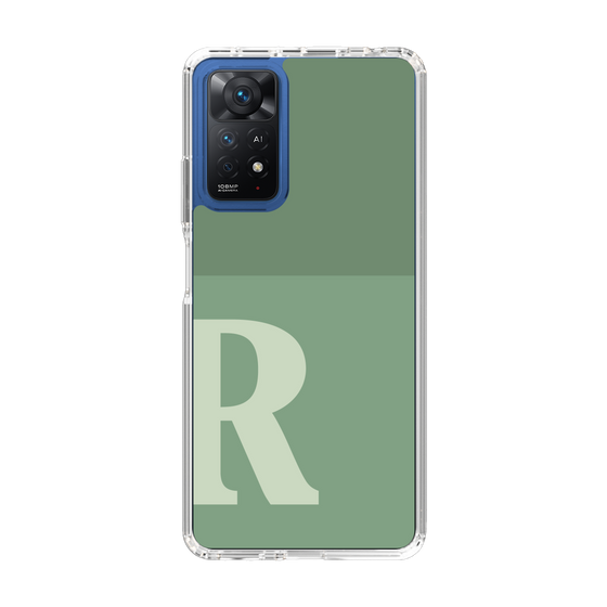 Slim Protection Case［ Original - initial two tone - R green ］