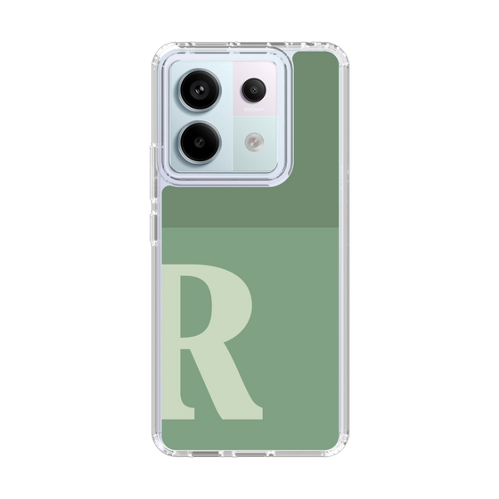 Slim Protection Case［ Original - initial two tone - R green ］